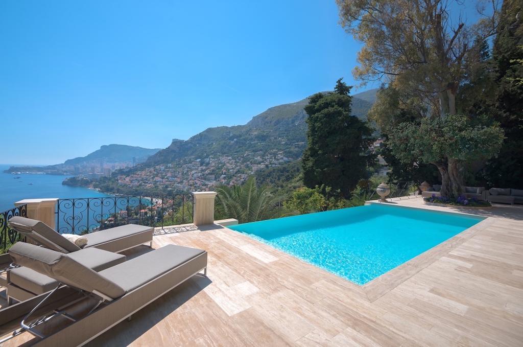 רוקברון-קאפ-מרט Luxurious Villa Overlooking Monaco מראה חיצוני תמונה